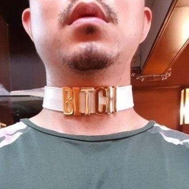 Custom Collar, Personalized Choker - Master Dom, DDLG Gift – Kinky